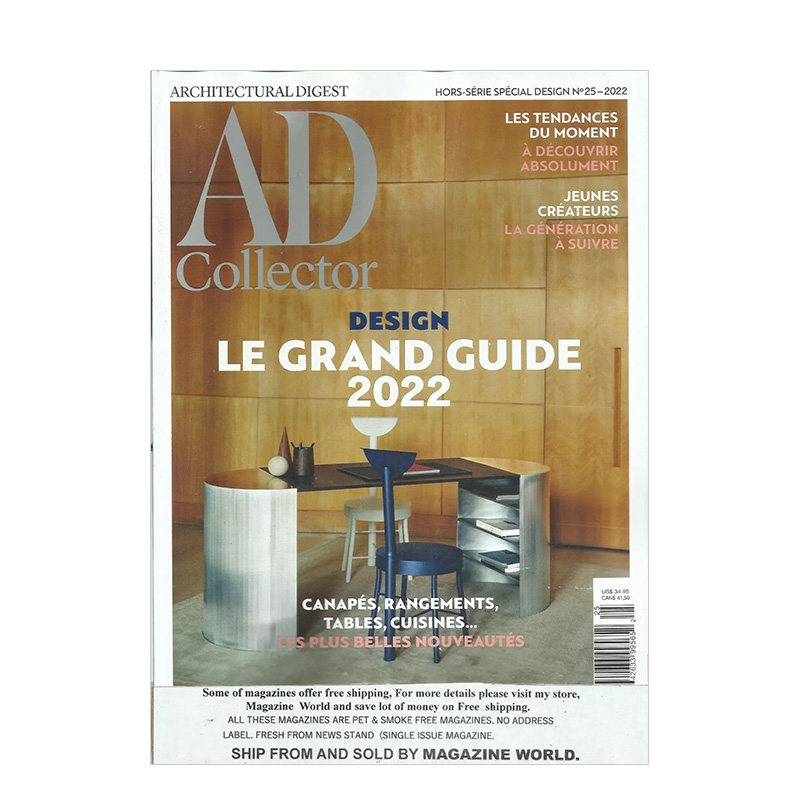 【现货】【单期杂志】AD COLLECTOR安邸收藏家 2021年02期 NO.25 法文原版建筑杂志