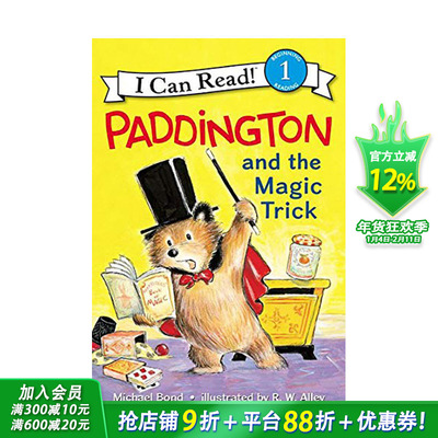 【现货】Paddington and the Magic Trick，帕丁顿和魔术 英文原版 进口原版书籍