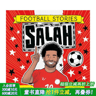 萨拉赫 Football Stories 英文儿童插画故事绘本 足球故事 Salah 进口童书 预售
