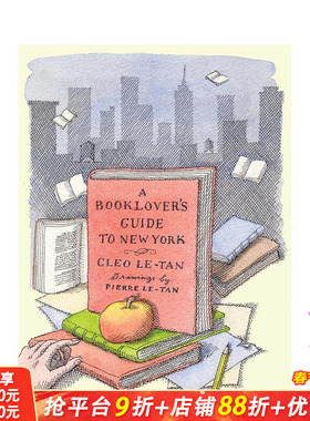 【预售】纽约书迷指南 A Booklover's Guide to New York 原版英文旅行 正版进口书