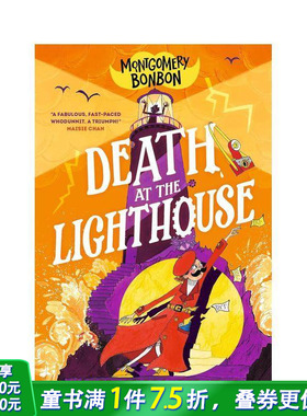 【现货】【大侦探波波】灯塔死局【Montgomery Bonbon】Death at the Lighthouse少年侦探小说故事书 英文拓展阅读蓝思值700L+