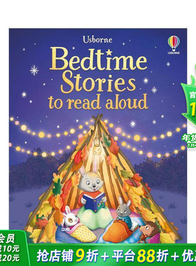 【预售】【插画故事选集】睡前故事【Illustrated Story Collections】Bedtime Stories to read aloud 英文儿童故事 英语进口书