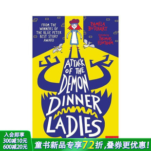 Attack 预售 and Dinner 4恶魔食堂阿姨来袭 Demon 伊兹和朋友们 Ladies英文儿童桥梁章节书拓展阅读 Izzy the Friends