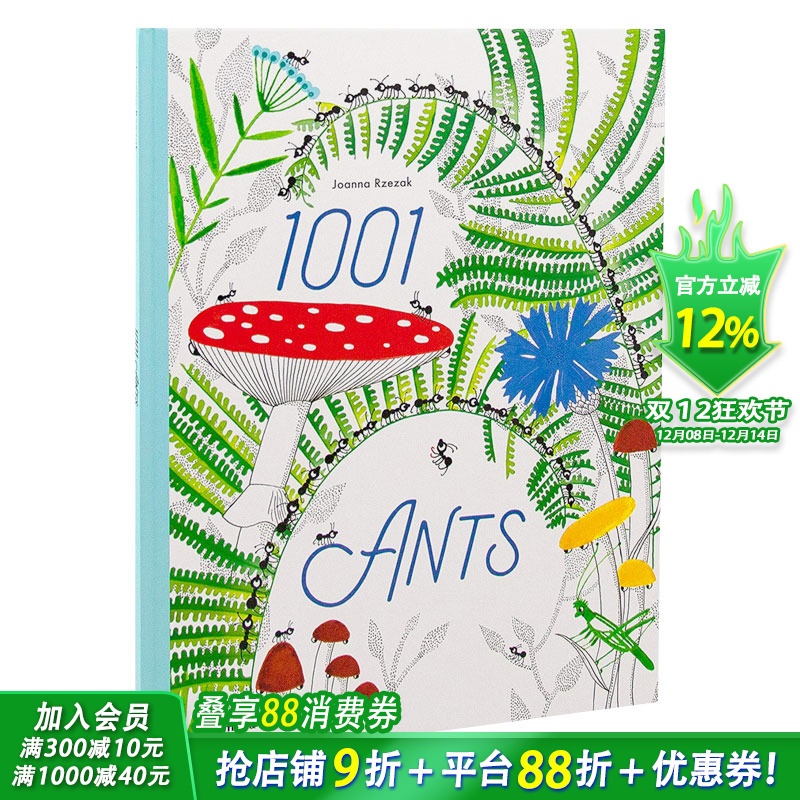 【现货】1001 Ants 1001只蚂蚁 英文原版儿童知识绘本【善优童书】