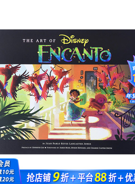 【现货】魔法满屋电影艺术设定集 Art of Encanto 迪士尼动画幕后插画剧本导演访谈 英文原版进口图书 图书