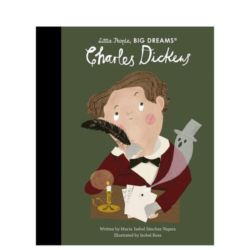 【现货】【小人物，大梦想】查尔斯·狄更斯Charles Dickens 英文原版精装 3-6岁儿童文学小说作家诗歌 艺术绘本 人物传记 男孩篇