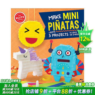 【现货】Make Mini Pi?atas 制作迷你节日挂件适合6-12岁