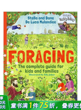 【预售】觅食：儿童和家庭的指南！ Foraging: The Ultimate Guide for Kids and Families! 英文儿童插画故事科普绘本 进口童书