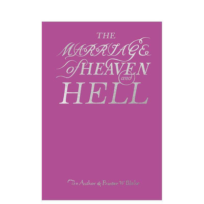 【预售】天堂与地狱的婚姻：威廉·布莱克诗画合集 The Marriage of Heaven and Hell 原版英文艺术画册画集 正版进口书