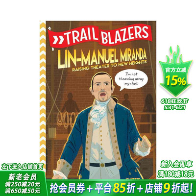 【预售】开拓者:林·马努艾尔·米兰达 Trailblazers:Lin-Manuel Miranda 英文儿童立体趣味科普绘本 进口童书