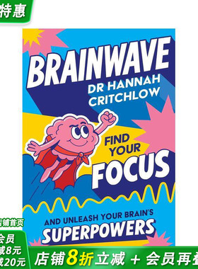 【预售】脑波：找回专注力，释放大脑的超能力 Brainwave 英文小说故事科普 英语拓展阅读进口书