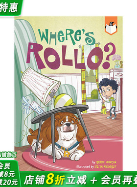 【预售】Where’S Rollo?罗洛在哪儿? 英文原版儿童故事阅读章节书【善优童书】