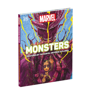 漫威电影世界观生物图鉴图集 Monsters DK出版 图书 英文原版 现货 漫威怪兽指南Marvel