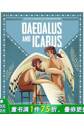 【预售】代达罗斯与伊卡洛斯 Dedalus and Icarus 英文儿童插画故事绘本 进口童书