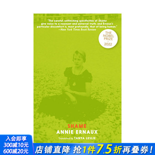 2022年诺贝尔文学奖Annie Ernaux 正版 现货 进口图书画册 小说文学 英文原版 Shame 耻辱