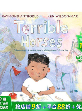 【预售】糟糕的小马（平装） 情绪管理绘本 Terrible Horses 英文儿童插画故事绘本 进口童书