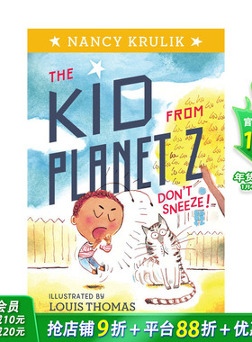 【预售】【Kid From Planet Z】2：Don\'t Sneeze!别打喷嚏 英文儿童章节书【善优童书】