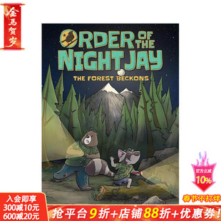 【预售】夜松鸦教团 卷1：森林的召唤 Order of the Night Jay (Book One):The Forest Beckons 英文儿童漫画故事书 英语拓展阅读