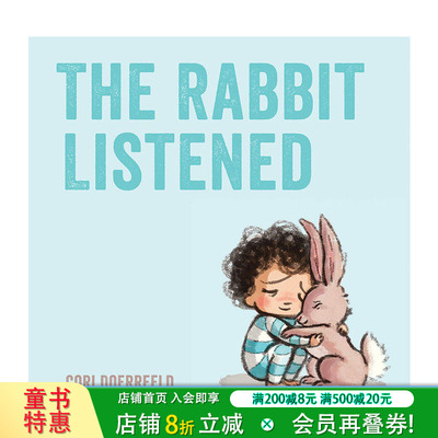 【预售】The Rabbit Listened兔子听了 关于同情心和善良 精装英文原版儿童绘本 Carson Ellis【善优童书】