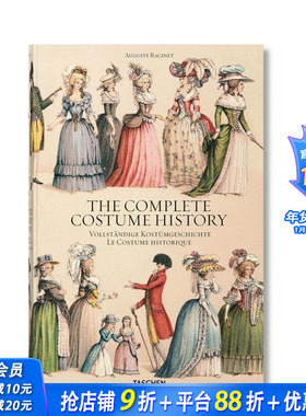 【现货】完整的服装历史 Racinet: Complete Costume History XL 英文正版进口原版书