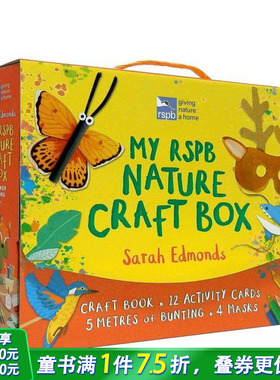 【现货】My RSPB Nature Craft Box 我的RSPB自然工艺盒:制作和玩  7-12岁 【善优图书】