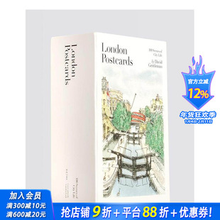 【预售】【明信片】伦敦明信片 London Postcards 艺术家插画家David Gentleman 正版进口艺术创意文创产品
