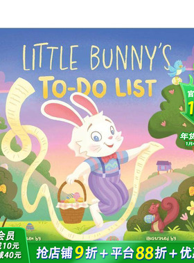 【预售】魔法清单：兔宝宝的代办清单 【Magical List】Little Bunny's To-Do List 英文儿童插画故事绘本 进口童书复活节绘本