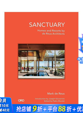 【预售】Sanctuary: Homes and Resorts by de Reus Architects，庇护所：住宅与度假村 正版进口书