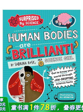 【现货】【科学惊奇录】人体奥秘工坊 【Surprised by Science】Human Bodies are Brilliant! 英文儿童插画科普绘本 进口童书