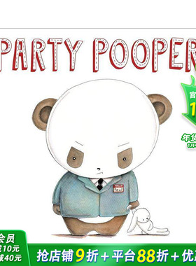 【预售】派对扫兴者 Party Pooper 英文儿童插画故事绘本 进口童书