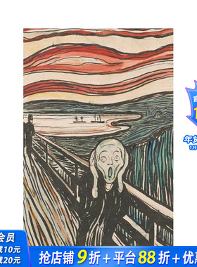 【预售】爱德华·蒙克：呐喊 Edvard Munch: The Scream 原版英文艺术画册画集 正版进口书