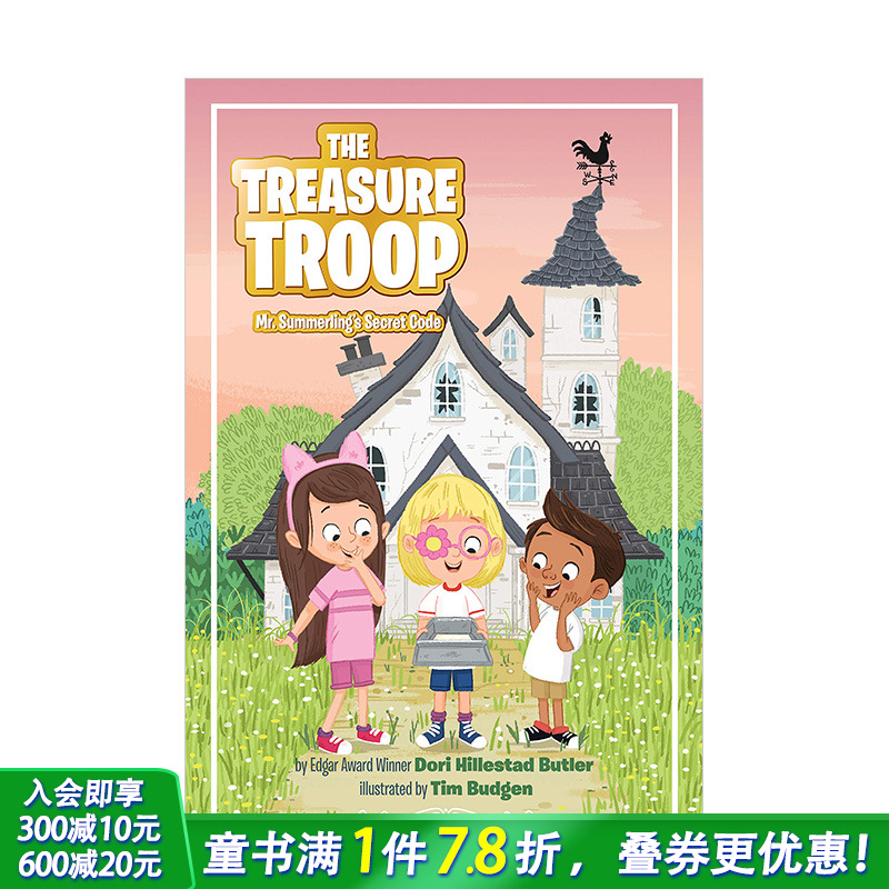 【预售】【寻宝小队】萨默林先生的密码Mr. Summerling\'s Secret Code 一部 8岁以上少儿英语分*章节阅读原版【善优童书】