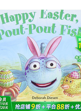 【现货】英文原版 复活节快乐噘嘴鱼 Happy Easter Pout-Pout Fish 儿童英语绘本图画书 进口图书 撅嘴鱼 善优童书
