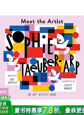 【现货】遇见艺术家：索菲·托伊伯·阿普Meet the Artist: Sophie Taeuber-Arp 少儿艺术启蒙绘本 英文版 4-7岁儿童【】