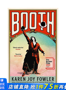 【预售】英文原版 【2022布克奖长名单】布斯 Booth: Longlisted for the Booker Prize 2022 英文小说 正版进口书籍 善优图书
