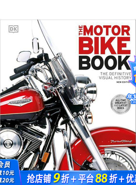 【预售】【DK交通工具指南】摩托车之书 【DK Definitive Transport Guides】The Motorbike Book 原版英文生活综合 正版进口书