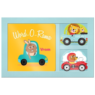 【现货】Word-O-Rama: Vroom，火车呜呜声 英文原版图书籍进口正版 Yoyo Books 儿童趣味