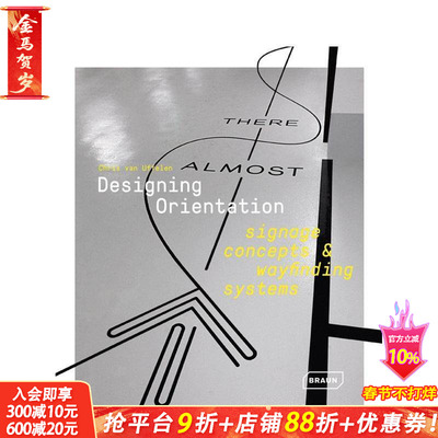 【预售】设计方向：标牌概念和寻路系统 Designing Orientation 原版英文字体图案标志设计 正版进口书