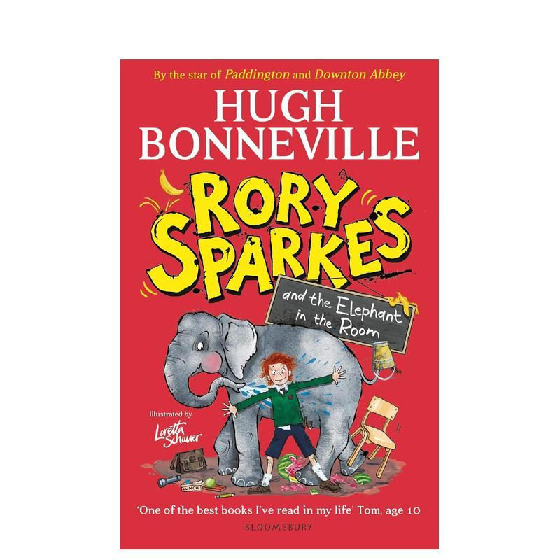 【预售】罗里&middot;斯帕克斯与房间里的大象 Rory Sparkes and the Elephant in the Room 英文儿童桥梁章节故事 英语拓展阅读进口书