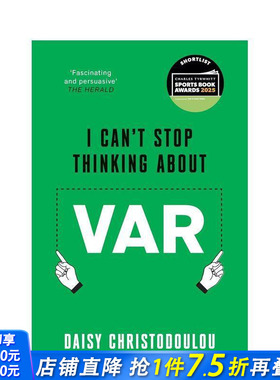 【预售】VAR困局思辨 I Can't S Thinking About VAR: Forward by Jonathan Wilson 原版英文运动 体育图书奖入选名单 正版进口书