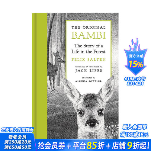 【现货】小鹿斑比的初：森林生活的故事 The Original Bambi: The Story of a Life in the Forest 艺术画册 英文正版进口书