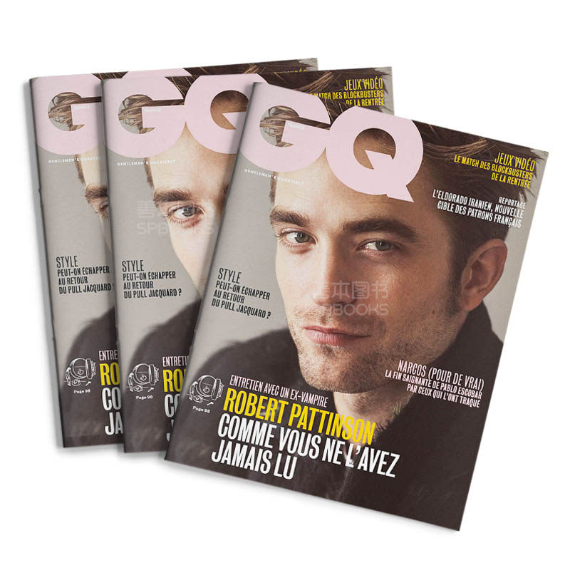 订阅 GQ Magazine(Fr) 法国法文原版 男性时尚杂志 年订8期 D096 年订8期