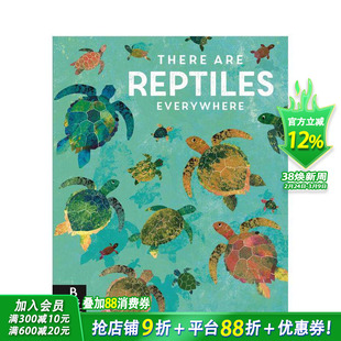 【预售】There are Reptiles Everywhere随处可见的爬行动物英文儿童科普绘本【善优童书】