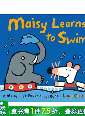 【预售】【Maisy小鼠波波】小鼠波波学游泳Maisy Learns to Swim 3-6岁儿童英文绘本 早教启蒙认知读物【善优童书】