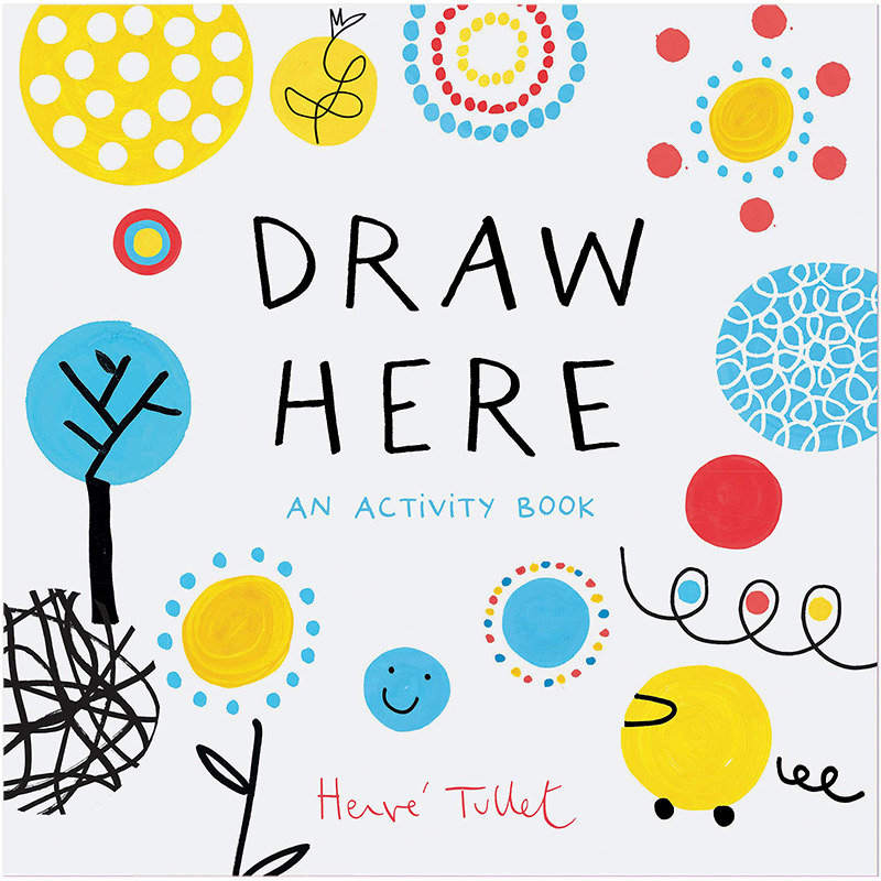 【现货】◇【Herve Tullet埃尔维·杜莱】Draw Here 画画画 英文原版儿童艺术启蒙【善优童书】#