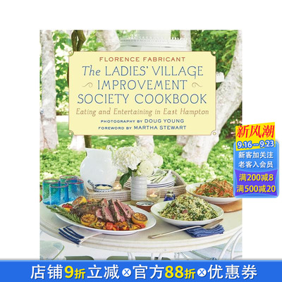 【预售】女士村改善协会食谱：在东汉普顿吃喝玩乐 The Ladies' Village Improvement Society Cookbook 原版英文生活 正版进口书