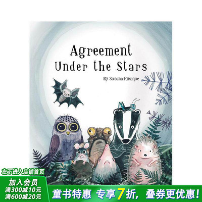 【现货】星空下的协议 Agreement Under the Stars 英文儿童故事绘本 进口童书