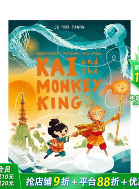 【现货】【Brownstone神话故事系列】凯西与美猴王 中国神话 Kai and the Monkey King 英文儿童漫画故事 英语阅读拓展进口书
