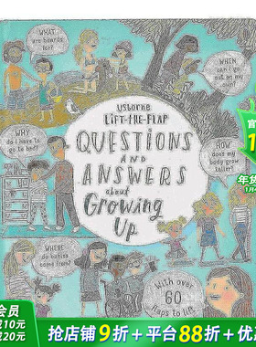 【现货】【Lift-the-FlapQ&A翻翻书】about Growing Up关于成长 儿童绘本图书【善优童书】