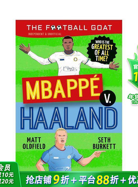 【预售】足球传奇:姆巴佩 vs 哈兰德 The Football GOAT: Mbappé vs Haaland 英文儿童插画故事绘本 进口童书